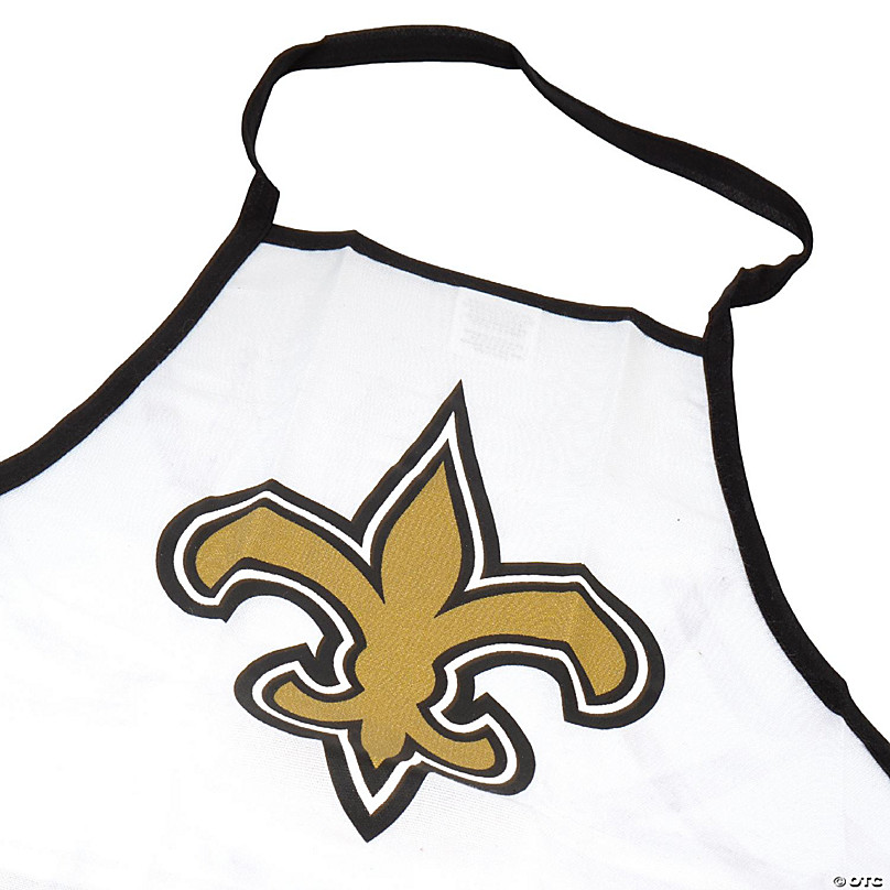 NFL Football New Orleans Saints Sports Fan BBQ Grilling Apron Grey Trim