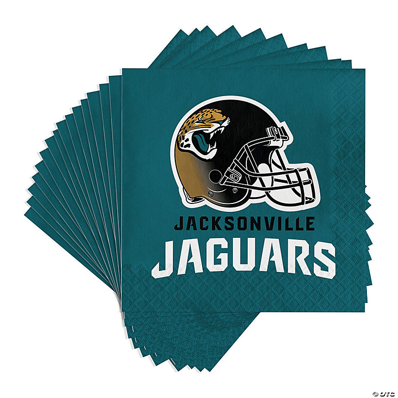 Trendware Jacksonville Jaguars Paper Plate and Napkin Party Kit, Serves 16