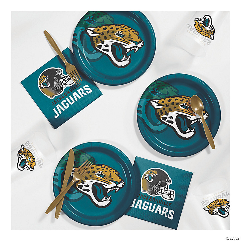 Nfl Jacksonville Jaguars Paper Plates - 24 Ct. | Oriental Trading