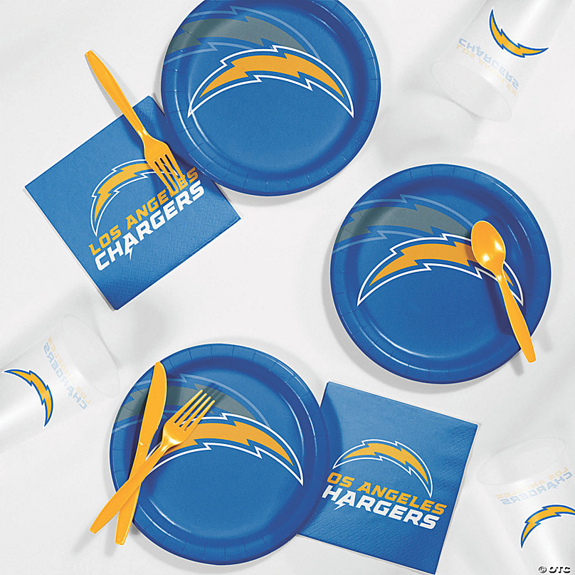 Lot of 5 Packs of 36 2 Ply Napkins Los Angeles Chargers NFL