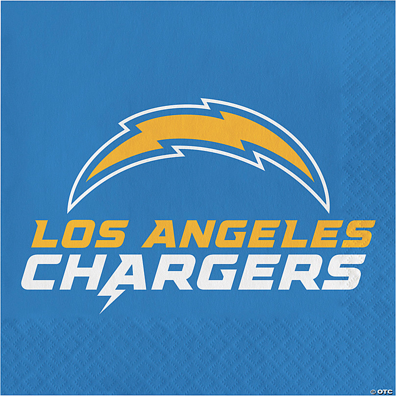 Nfl Los Angeles Chargers Napkins - 48 Count