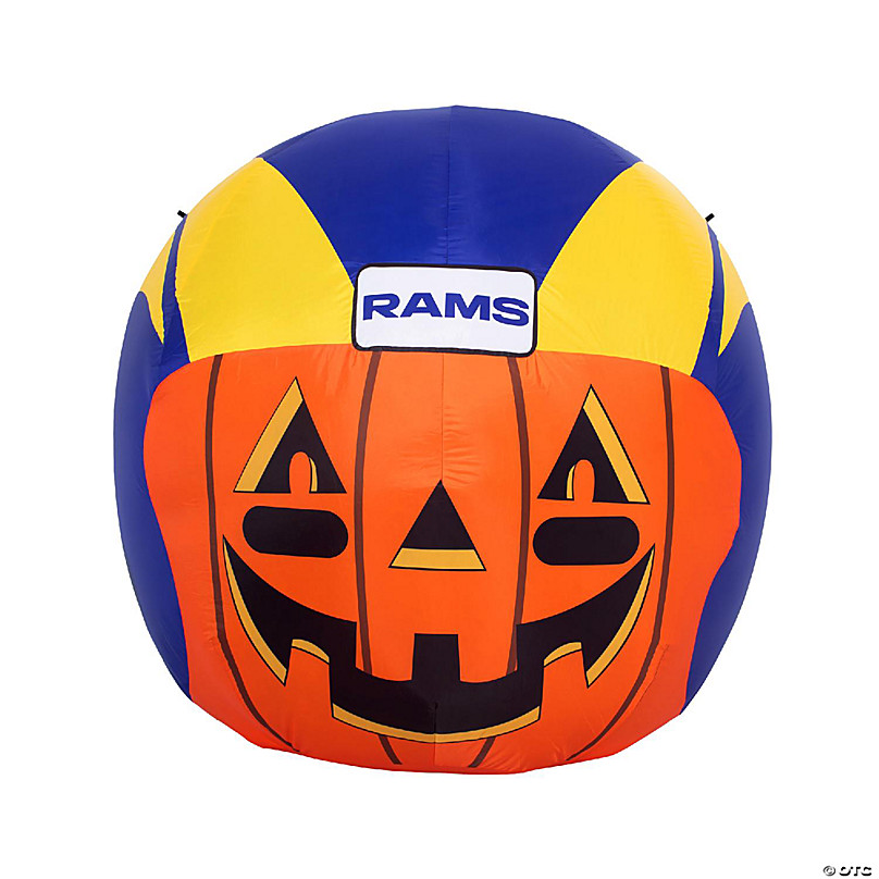 Make your own LA Rams-themed jack-o-lantern