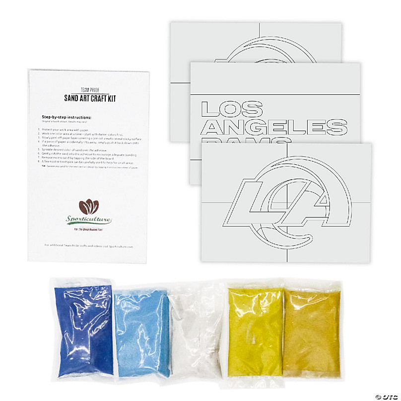 Los Angeles Rams Team Pride Sand Art Craft Kit