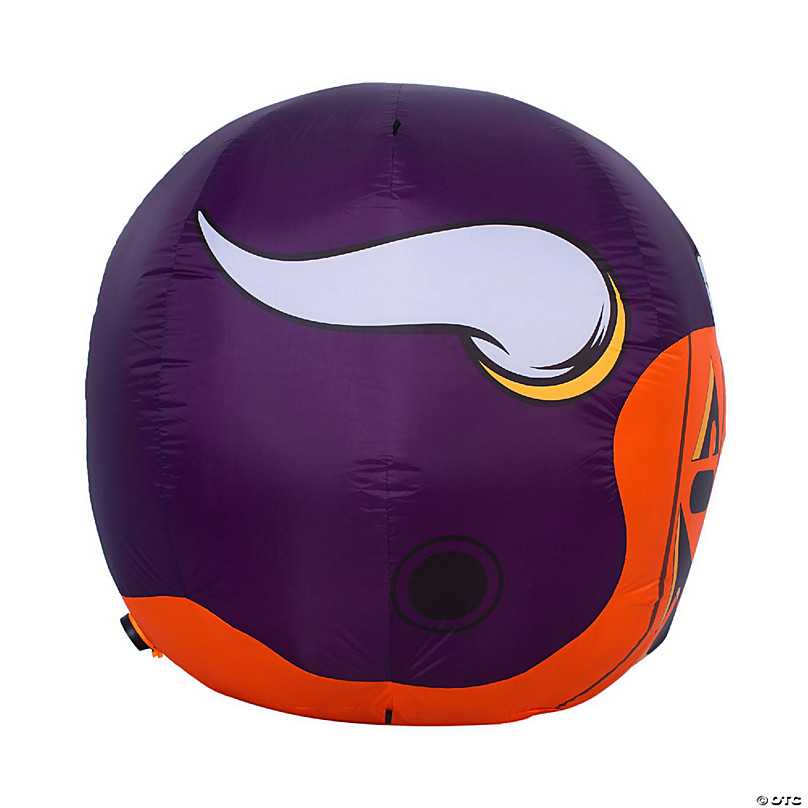 Nfl Minnesota Vikings Inflatable Jack O' Helmet, 4 Ft Tall, Orange : Target