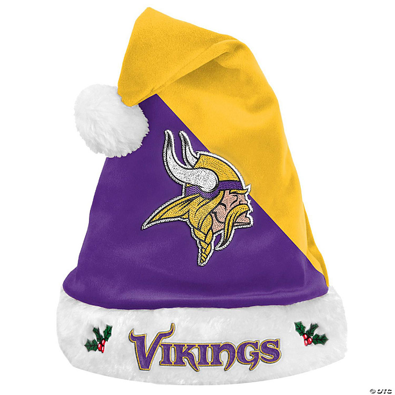 NFL Minnesota Vikings Santa Hat , One-size