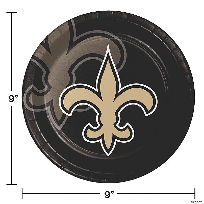 Nfl New Orleans Saints Party Supplies Kit For 8 Guests | Oriental Trading