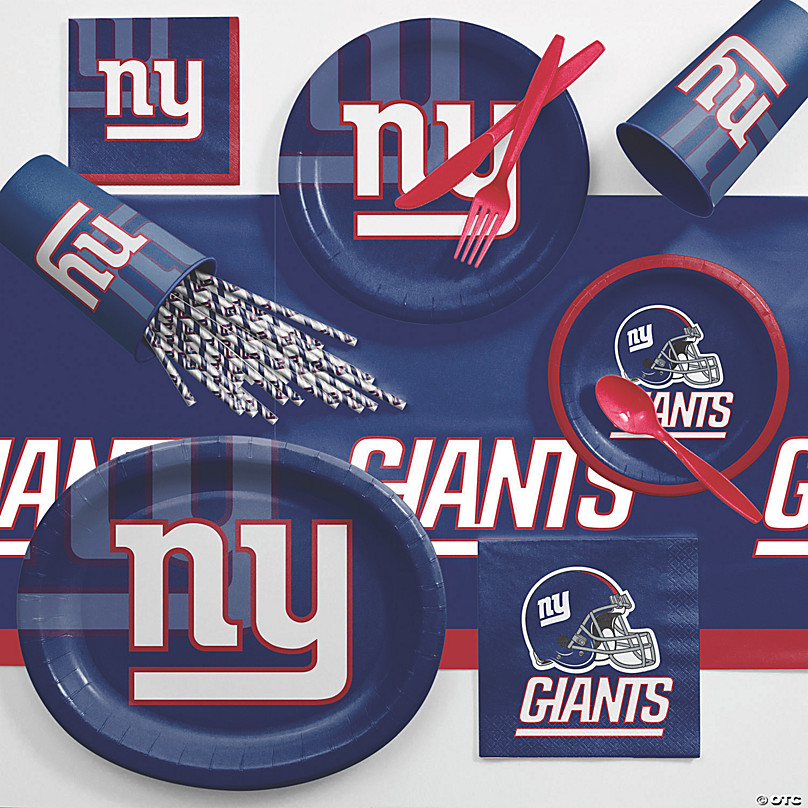 48ct NFL New York Giants Napkinsount Blue