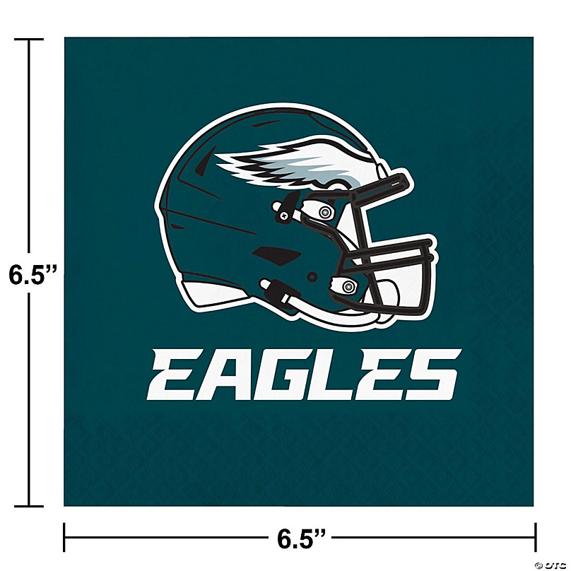 Philadelphia Eagles Paper Plate and Napkin Party Kit, Serves 16