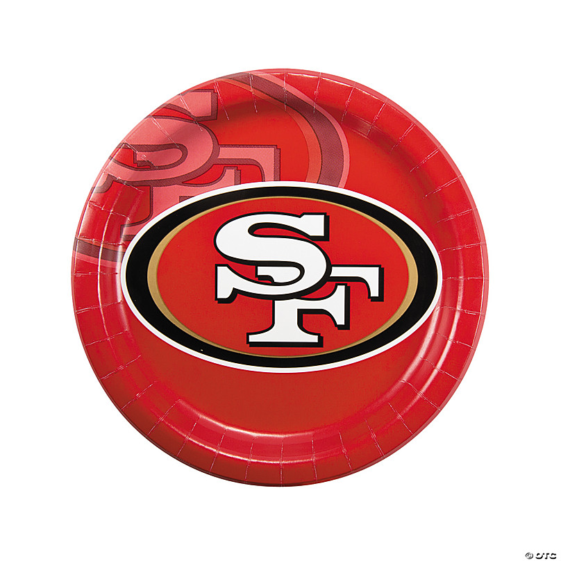 Nfl San Francisco 49ers Paper Dinner Plates 8 Ct Oriental