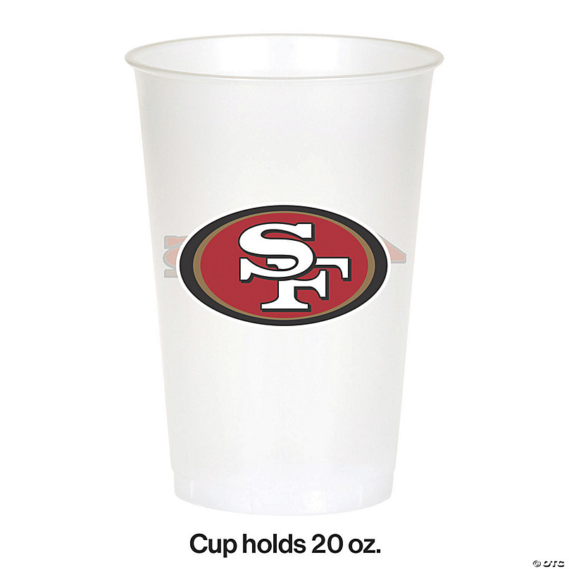 San Francisco 49ers Game Day Party Supplies Kit, Serves 8 Guests