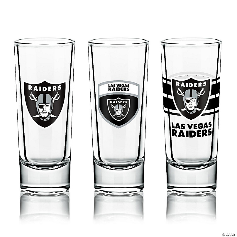 NFL Shot Glasses 6 Pack Set - Las Vegas Raiders | Oriental Trading