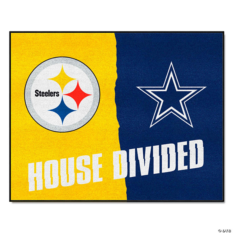 San Francisco 49ers vs Dallas Cowboys House Divided Football Flag