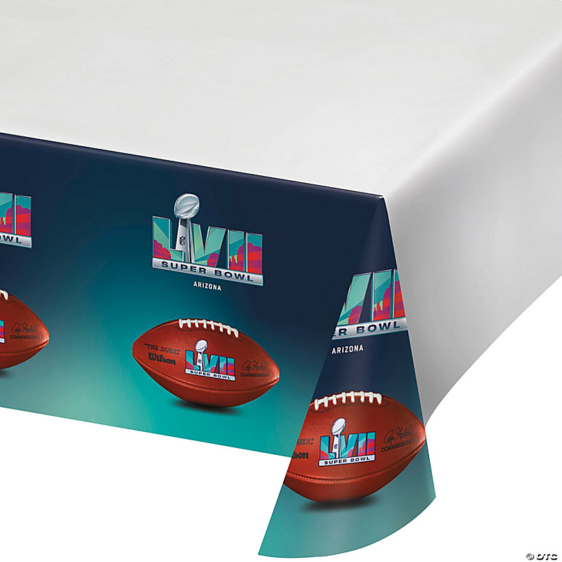 8ct 2021 NFL Super Bowl 55 Paper Dessert Plates 8 Ct. Multicolor