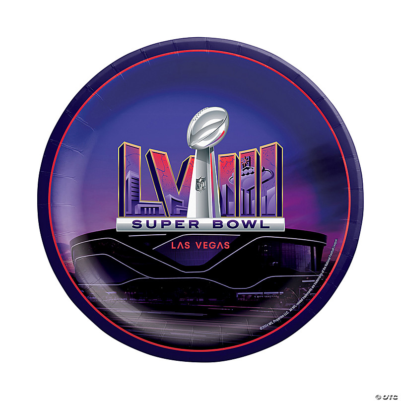 Super Bowl LV Round Plates, 7 