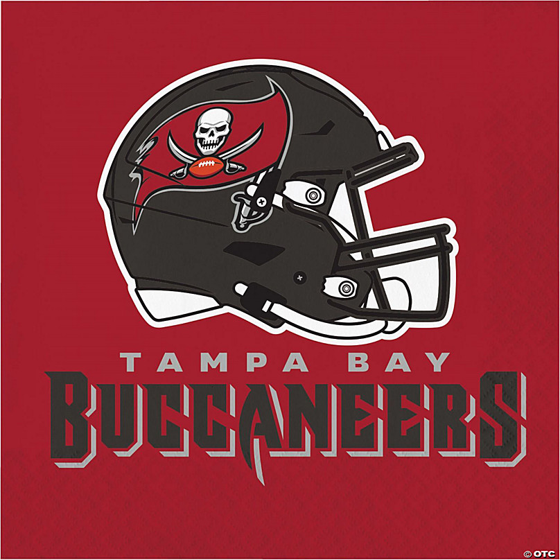 Nfl Tampa Bay Buccaneers Paper Plate And Napkin Party Kit