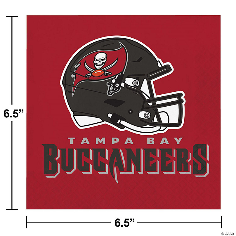 Nfl Tampa Bay Buccaneers Paper Plate And Napkin Party Kit