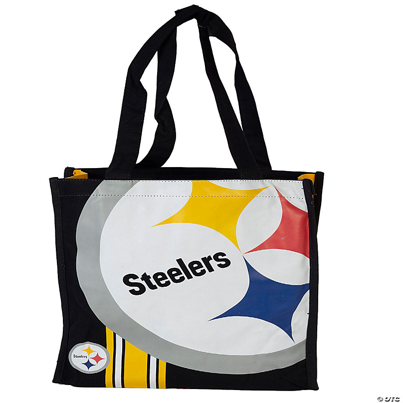 NFL Team Logo Reusable Pittsburg Steelers Tote Grocery Tote