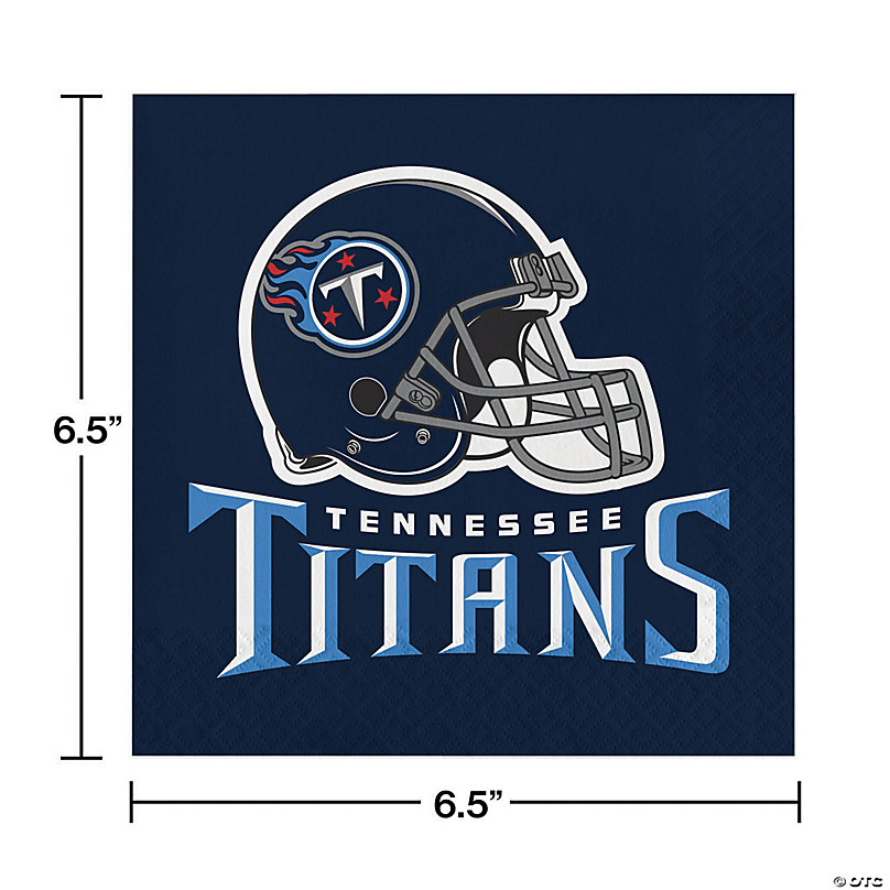 Tennessee Titans Paper Plate and Napkin Party Kit, Serves 16