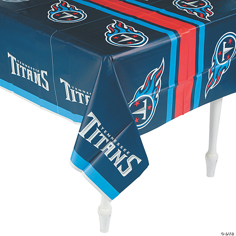 Nfl Tennessee Titans Plastic Tablecloths 3 Count