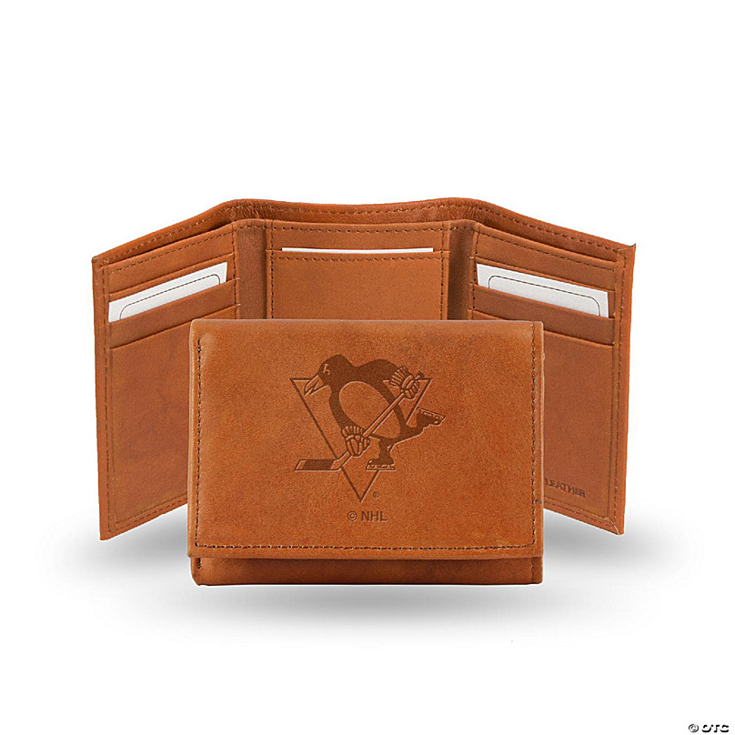 NFL Rico Industries Chicago Bears Embossed Genuine Leather Tri-Fold Brown  Embossed Genuine Leather Tri-Fold Wallet