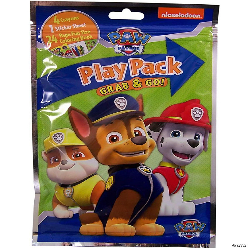 Nickelodeon Paw Patrol Grab and Go Play Packs (Pack of 12), grab