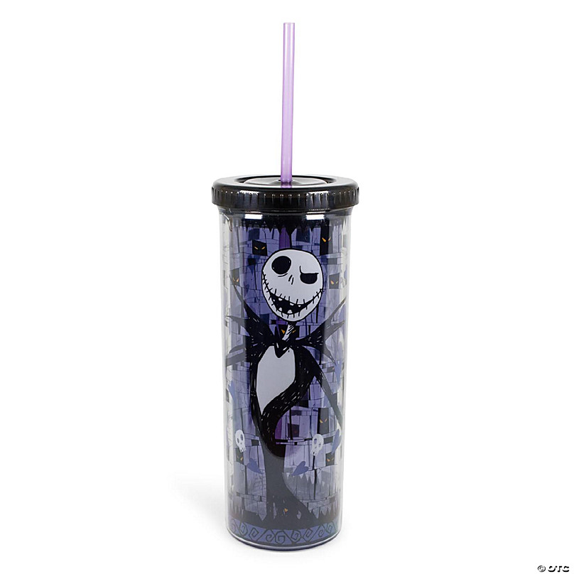 Nightmare Before Christmas Jack Skellington Carnival Cup With Straw 20  Ounces