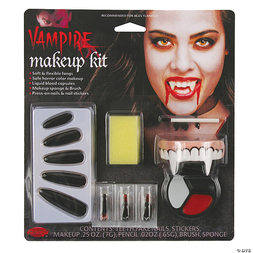 Woochie Water Activated Makeup Kit - Professional Quality Halloween and  Costume Makeup - Vampire