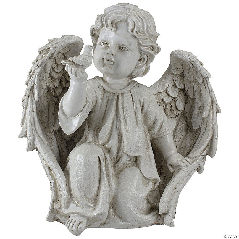 Statue petit ange 23 cm SADAO - OOGarden