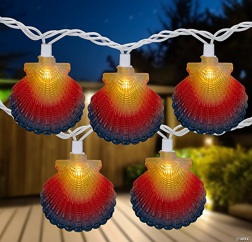 10ct. Salt & Pepper Shaker Summer Garden Patio String Lights