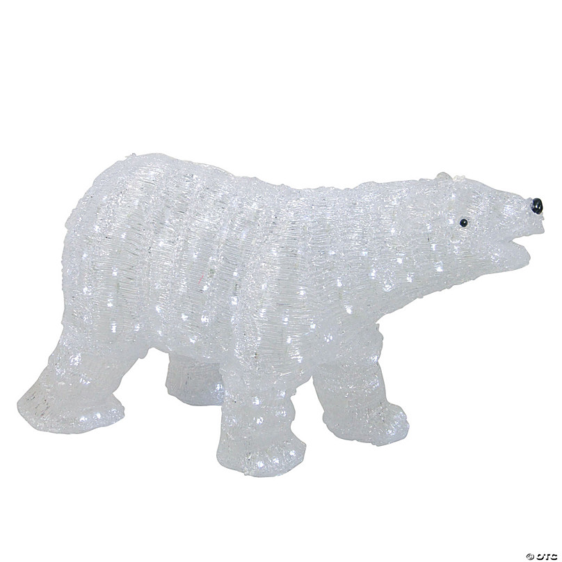 Northlight - 2' Pre-Lit LED Polar Bear Christmas Outdoor Decoration ...