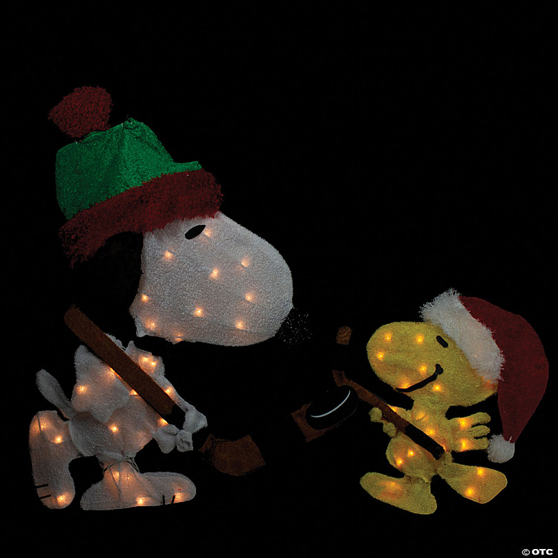 Northlight - 2' Pre-Lit Peanuts Snoopy and Woodstock Christmas