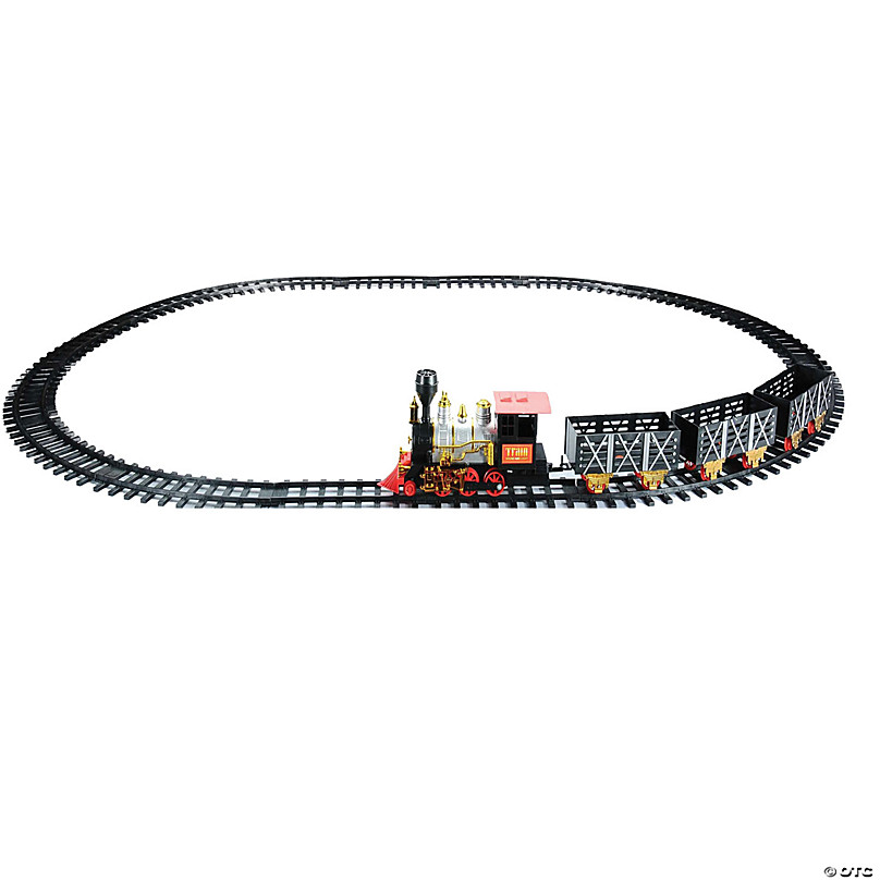 Northlight - 20-piece Black Battery Operated Christmas Classic Train ...