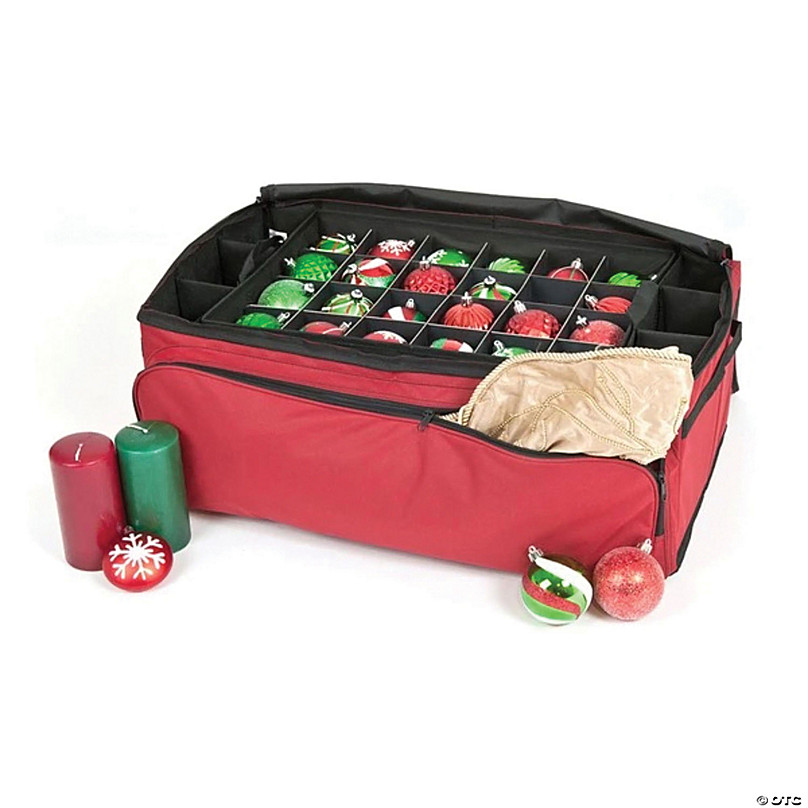 Northlight 3-Tray Christmas Ornament Pro Storage Bag
