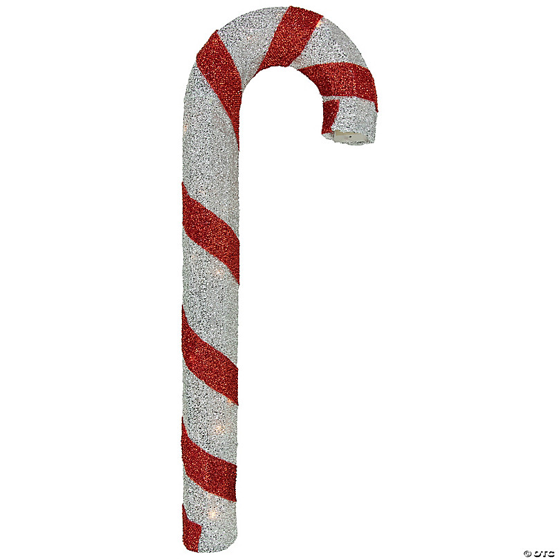 red and white candy cane christmas lights