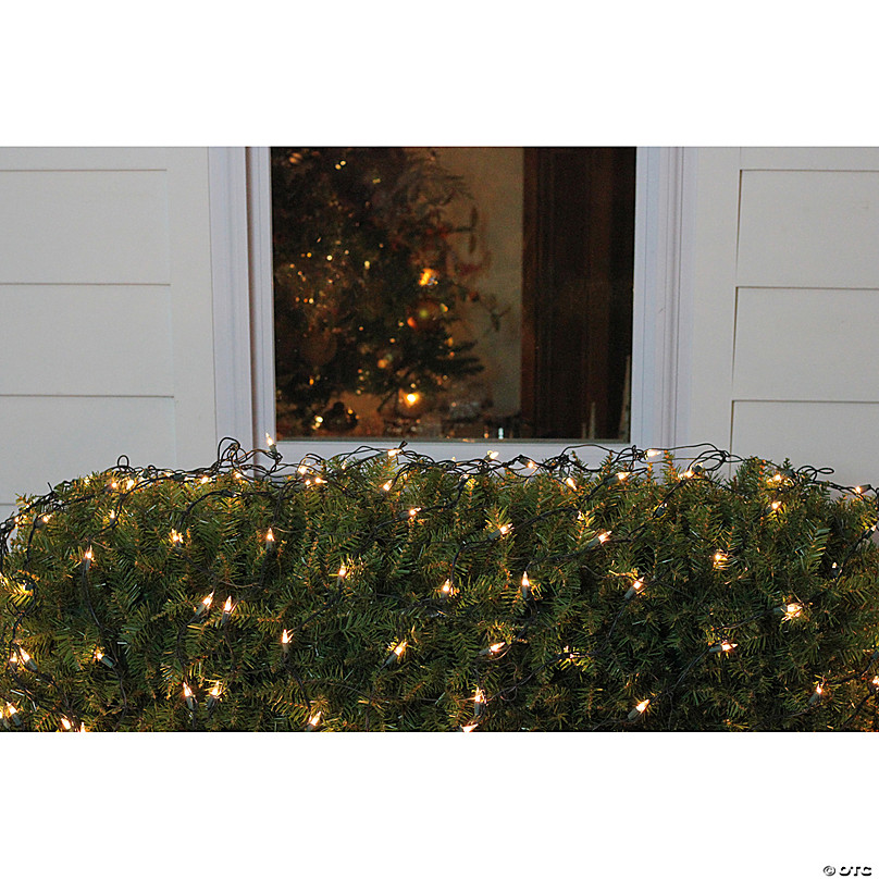 Northlight 5 Transparent Dripping Icicle Snowfall Christmas Light Tubes -  13.25 ft Clear Wire