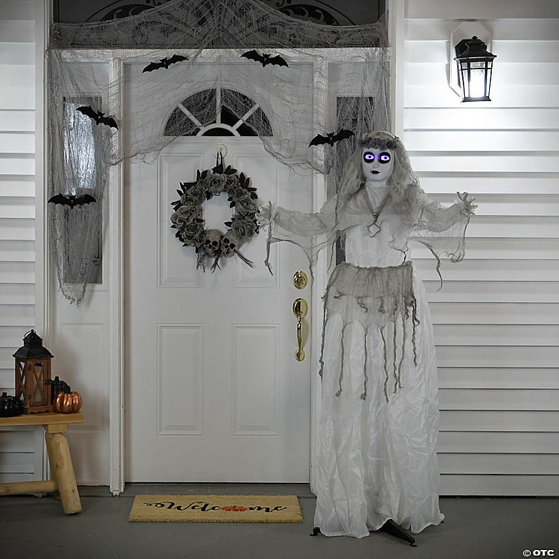 Northlight 6' Lighted and Animated Ghost Bride Halloween Decoration