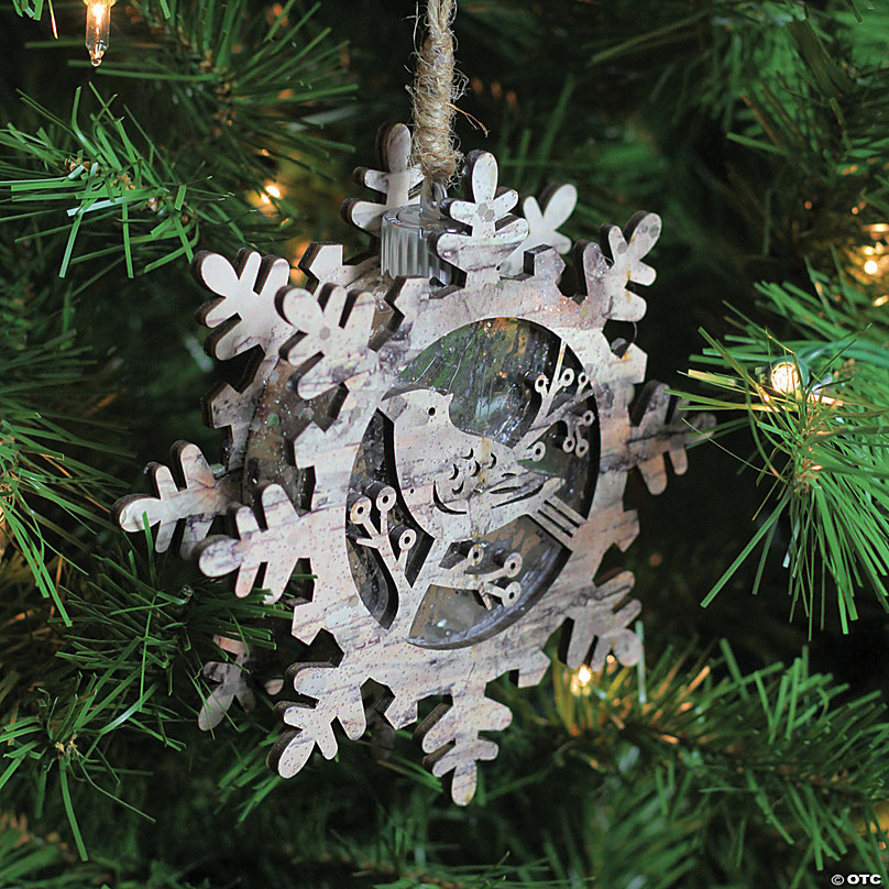 New England Patriots Snowflake Christmas Ornament