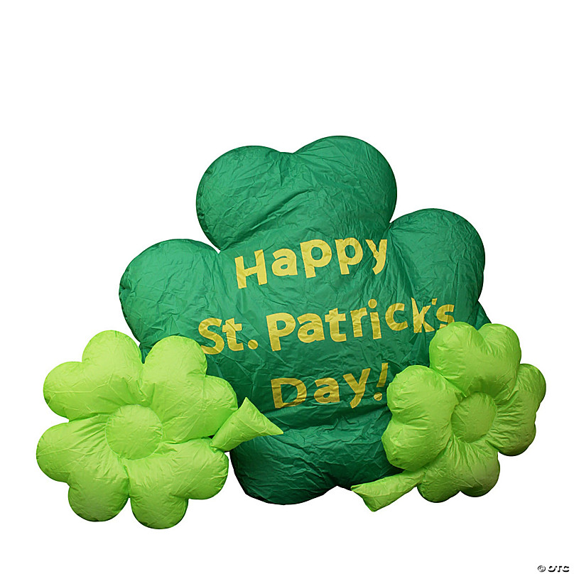  Gemmy 3.5' St Patricks Day Leprechan Irish Leprechaun Airblown  Inflatable Lighted Decoration : Patio, Lawn & Garden