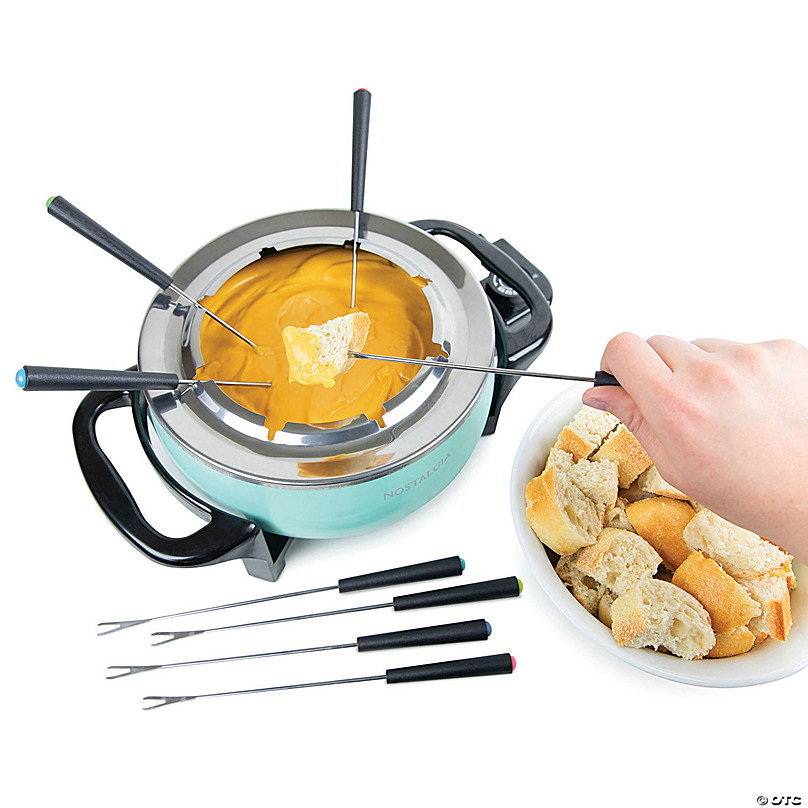 nostalgia mini fondue pot