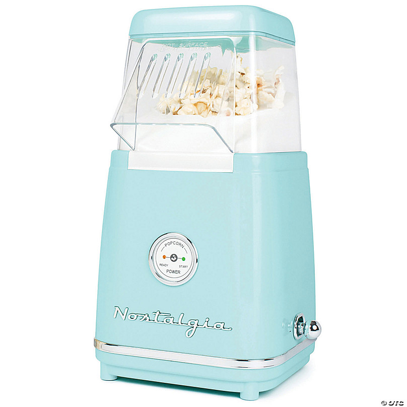 Nostalgia 16 Cup Hot Air Popcorn Maker - Healthy Oil- Popping for