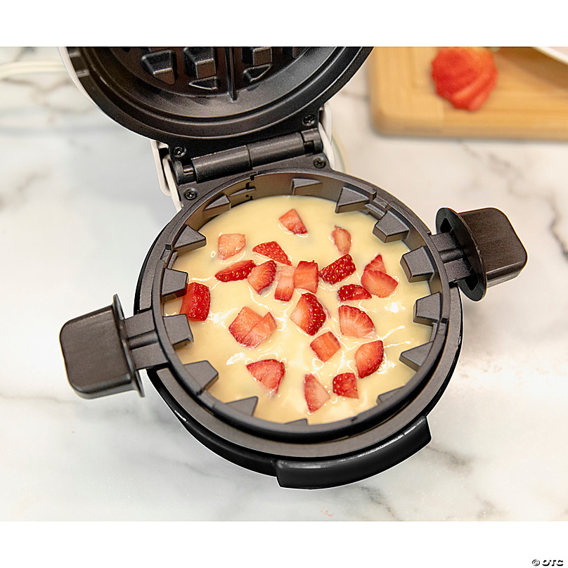 Mymini Stuffed Waffle Maker, 5-Inch Cooking Surface, Belgian-Style