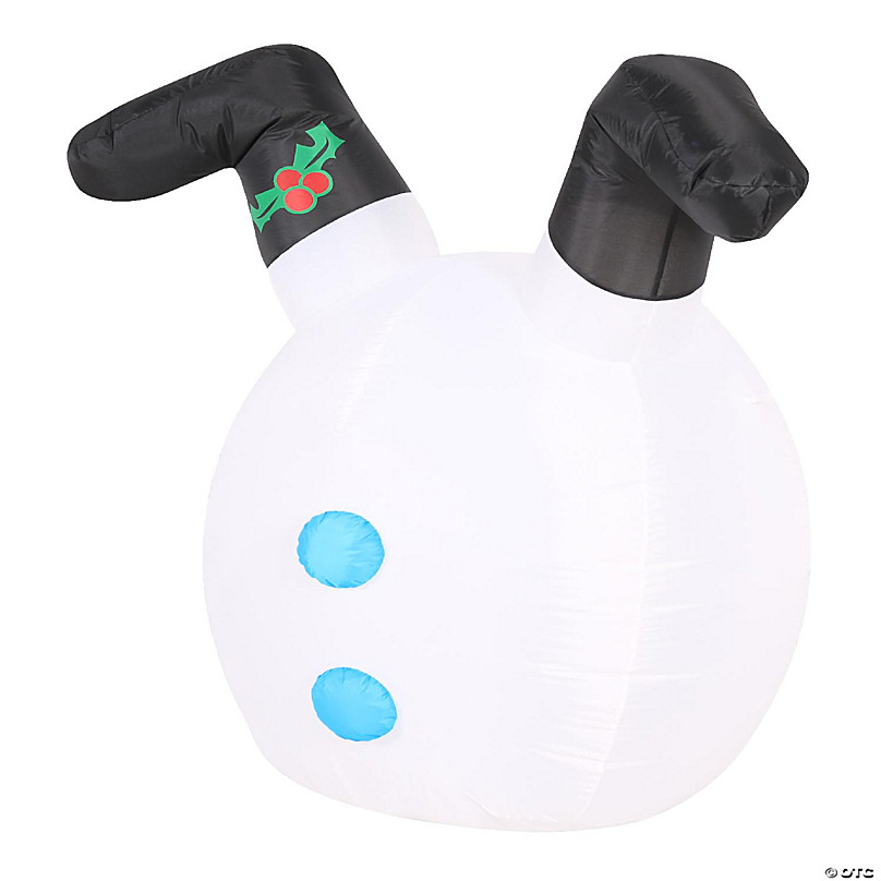 Miami Dolphins NFL Inflatable Snowman 7'