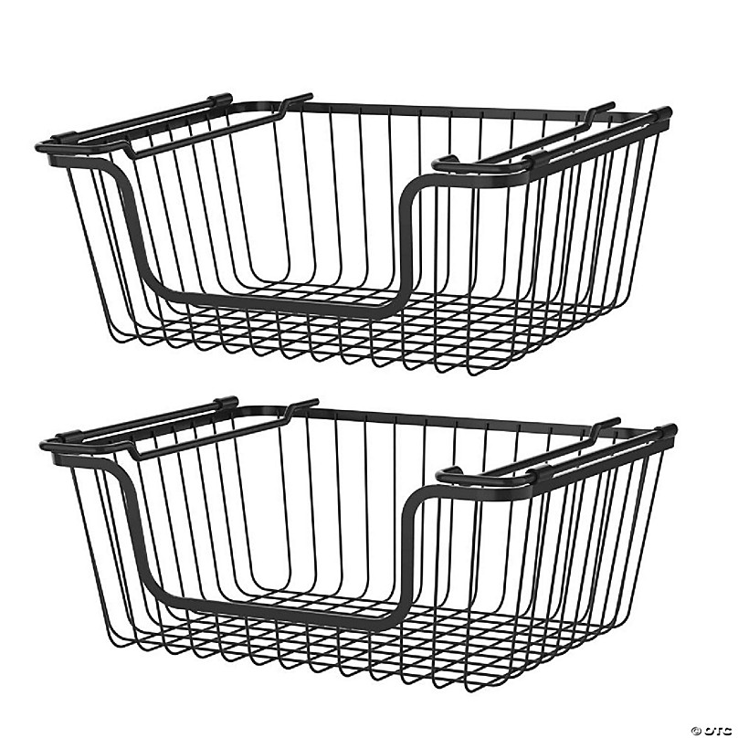 Scala Steel Wire Stackable Basket  Stackable baskets, Diy kitchen storage,  Stacking basket