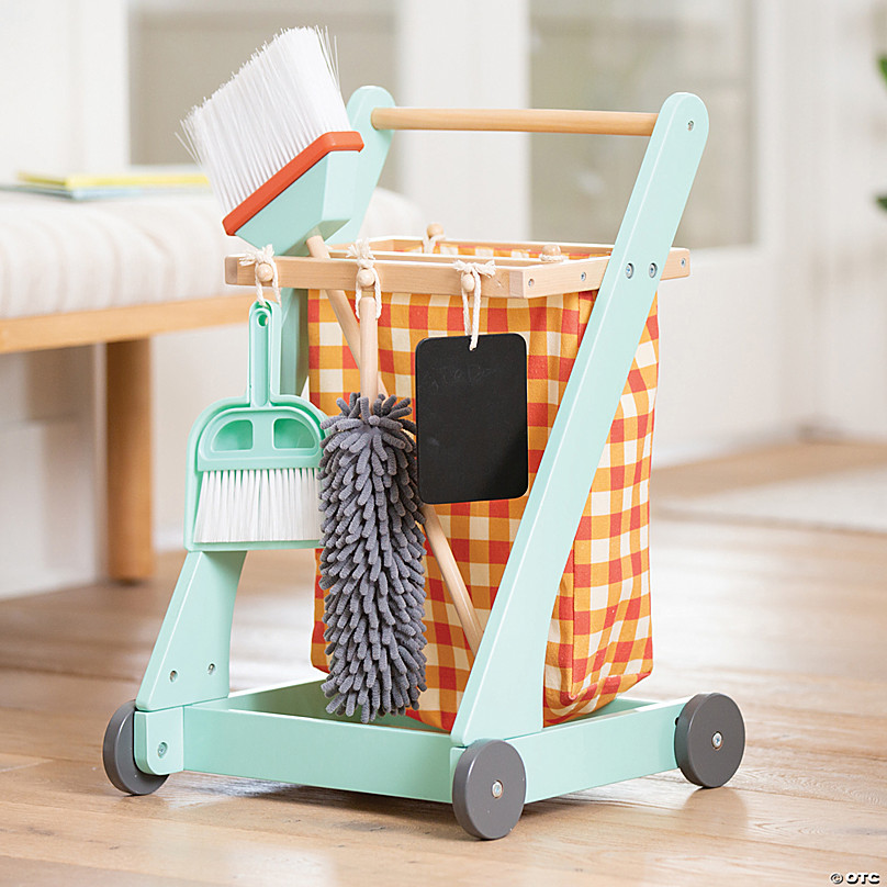Oh So Fun! Cleaning Cart – Kids Cleaning Set Includes Kid Size Broom &  Other Cleaning Toys for Kids 3 & Up - Yahoo Shopping