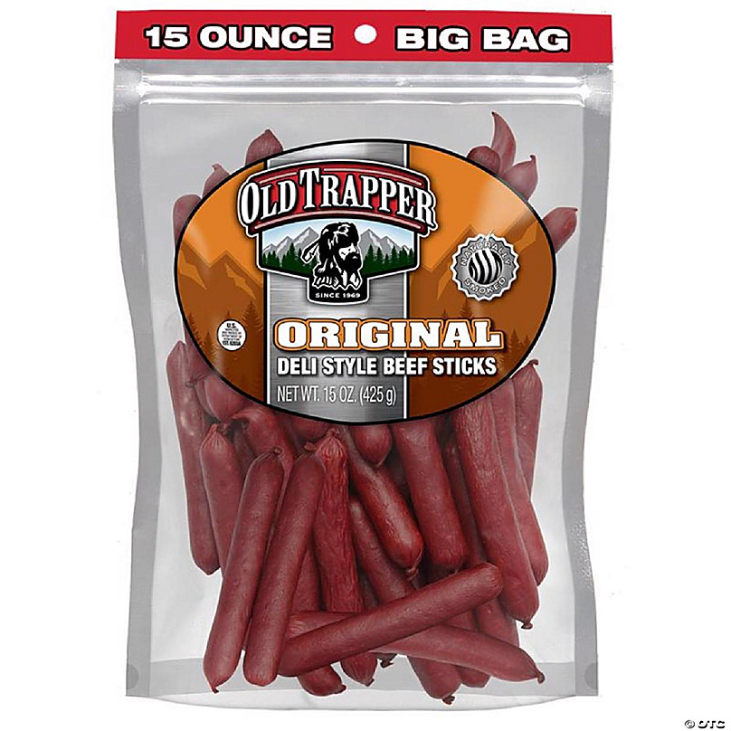 Old Trapper 6042091 15 oz Original Beef Deli Bagged Stick