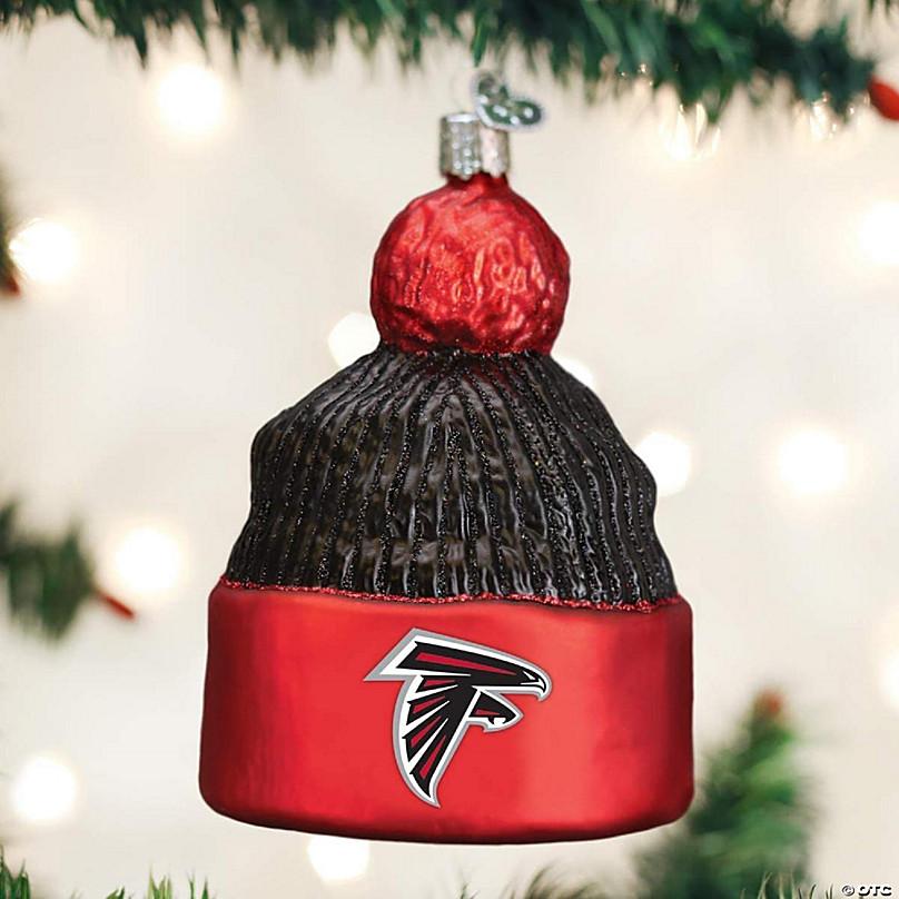 Old World Christmas Atlanta Falcons Beanie Ornament For Christmas Tree