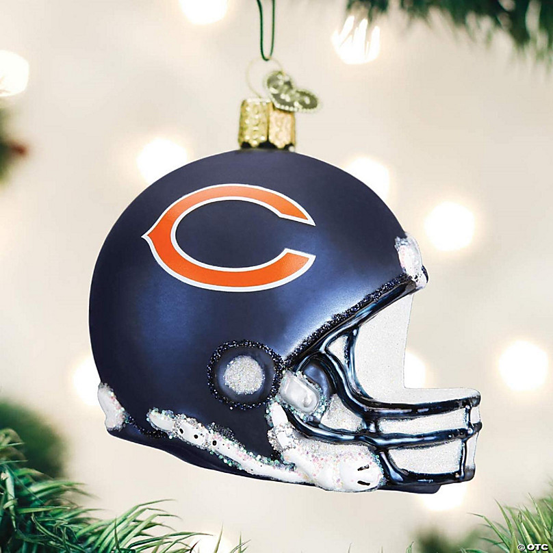 Old World Christmas Chicago Bears Helmet Ornament For Christmas Tree