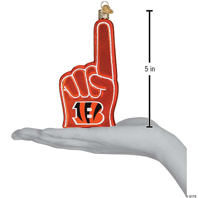 Old World Christmas - Cincinnati Bengals Foam Finger Ornament