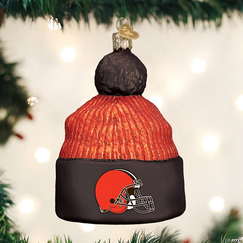 Cleveland Browns Tree With Hat Ornament