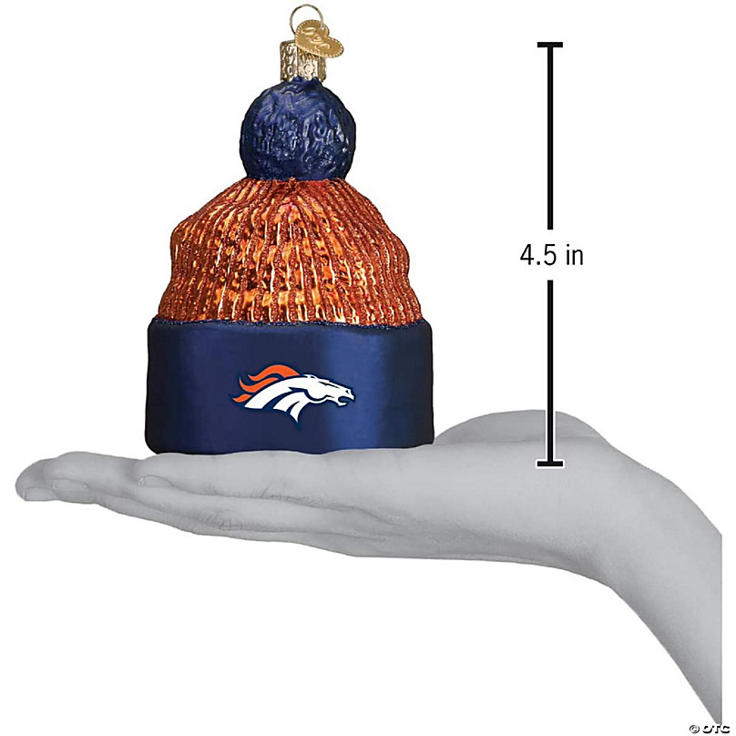 Old World Christmas Denver Broncos Beanie Ornament For Christmas Tree